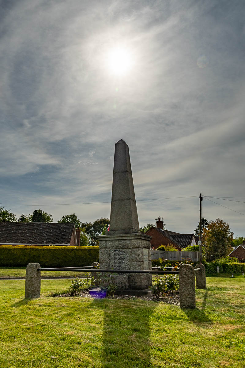  The Bracon Ash War memorial 