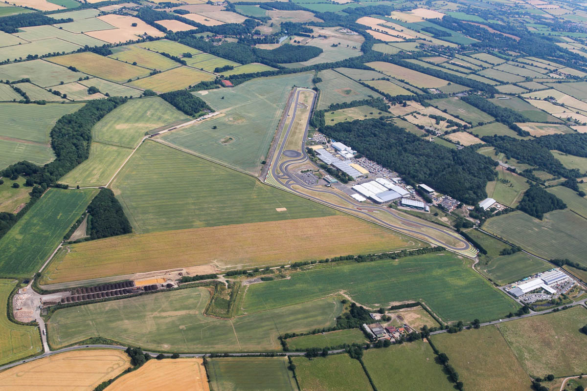  An aerial view of Lotus and the old Hethel Airfield 